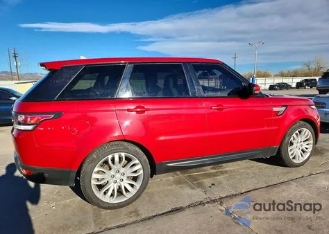 2016 Land Rover Range Rover Sport Hse z USA, uszkodzony, nr VIN SALWR2PF6GA592328